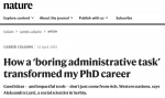 Koordinatorka OSCS-a objavila kolumnu u Nature Careers
